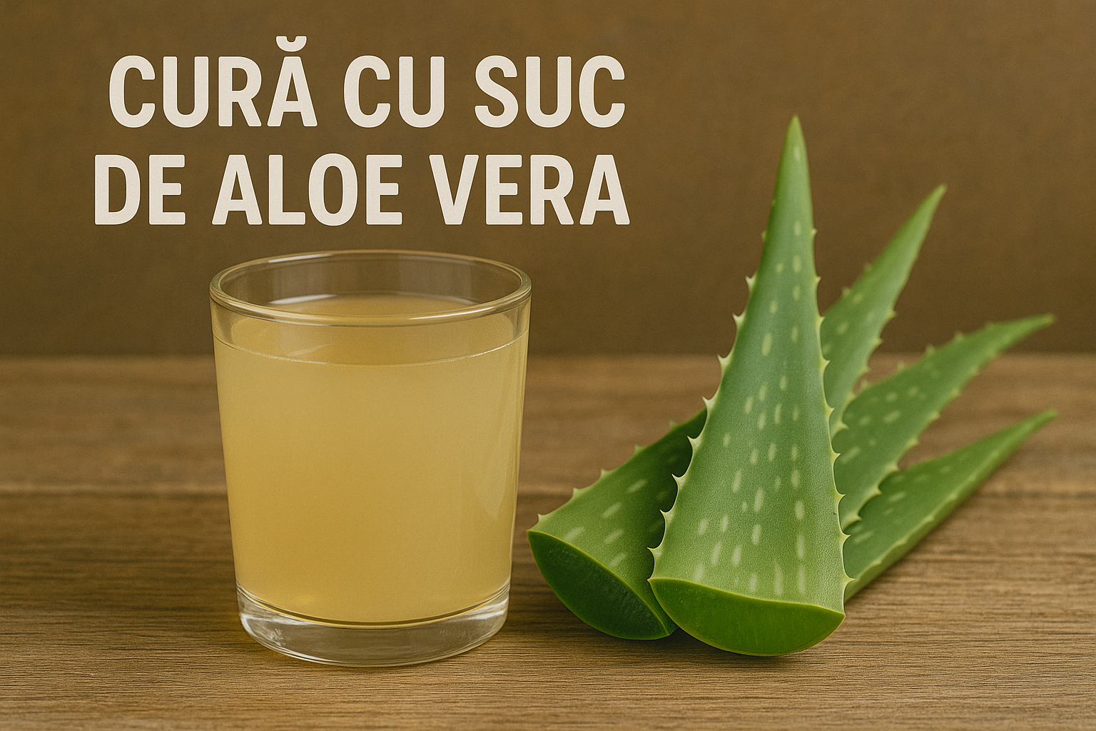 Cura cu Suc de Aloe Vera - Protocol Complet 2025